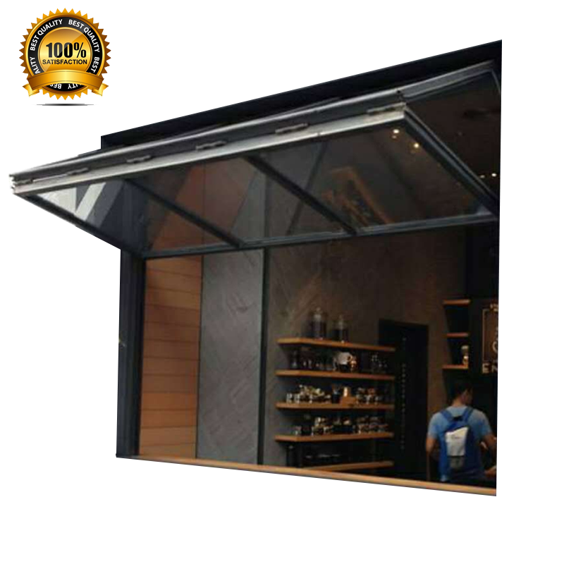 Aluminum Vertical Sliding Bi-folding Door Push Up Fold Up Window And Door Vertical Fold Up Windows For Storefront