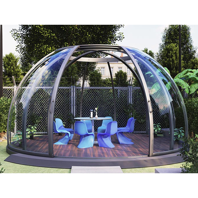 Villa Garden Wind Resistance Pc Polycarbonate Planetarium Dome /Tent Modular Domes Tent Home For Resorts/ Camping Geodesic Dome