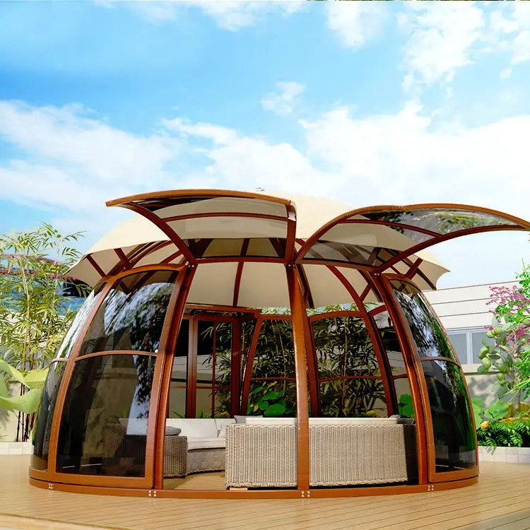 Wholesale China Factory Transparent Glamping House Outdoor Canopy Layer Waterproof Luxury Geodesic Dome Tent