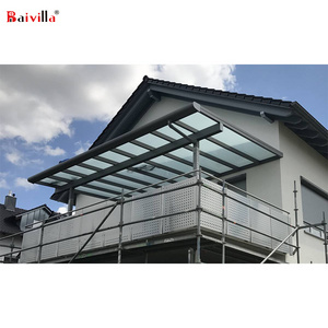 Waterproof Outdoor Aluminium Profile With Polycarbonate Roof Pergola System For Balcony Roof