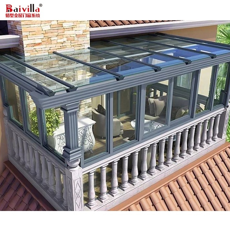 High quality prefab house prefabricated conservatory modular sunroom