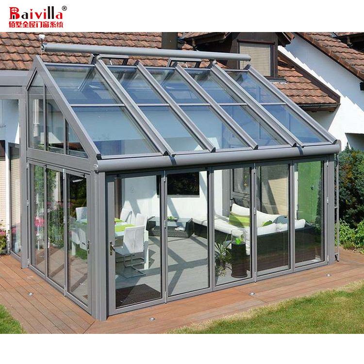 High quality prefab house prefabricated conservatory modular sunroom