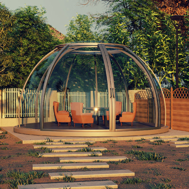 Homes garden Villa Prefab Houses Fashion Newest Design Resort Bubble Tent Transparent Prefabricated Dome Houses