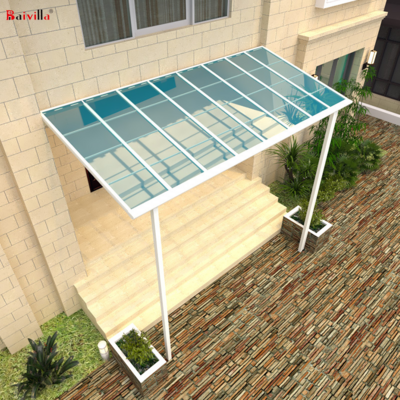 Sturdy Aluminium Polycarbonate Patio Cover,Balcony Canopy,Outdoor Patio Covering