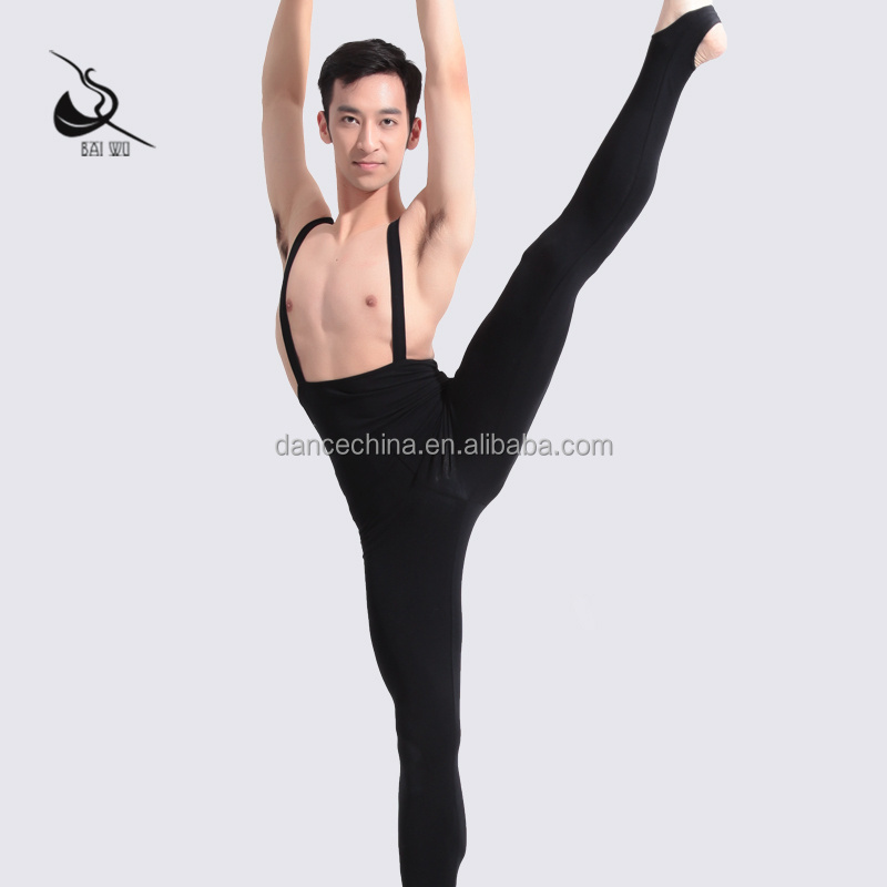 116100001 Men Stirrup Unitard Ballet Tank gymnastic Unitard