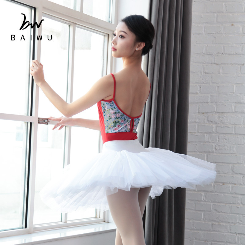 118144002 Baiwu New Design Quality Dance Tutu Skirt Baiwu Stage Classic Ballet Tutu