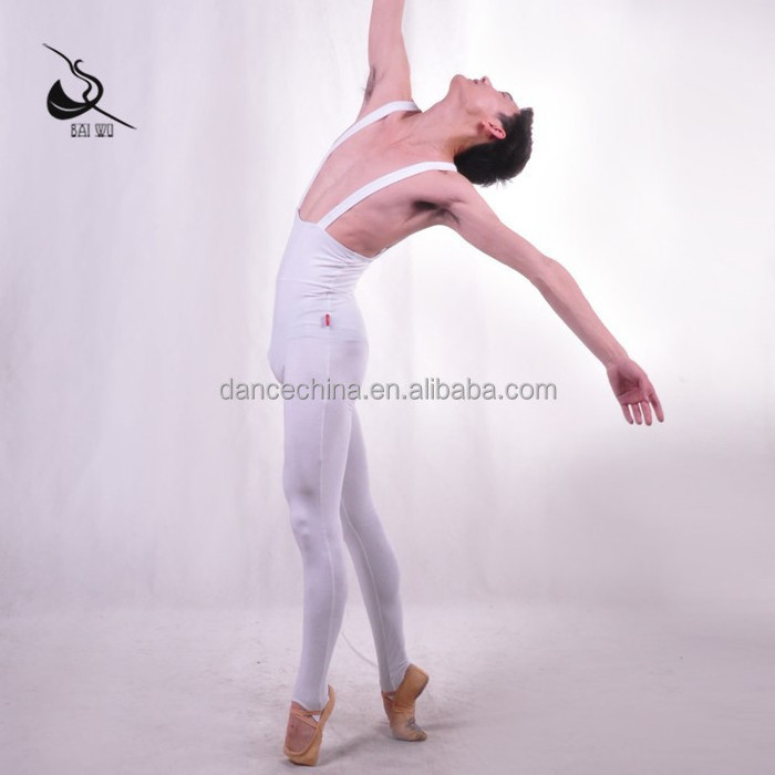 116100001 Men Stirrup Unitard Ballet Tank gymnastic Unitard