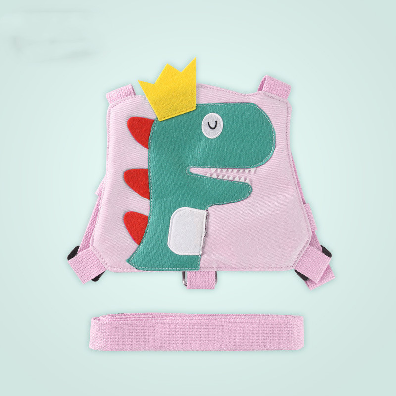 Quality assurance Animal Design custom new children's backpack cartoon dinosaur plush drawstring backpacks for boy girl