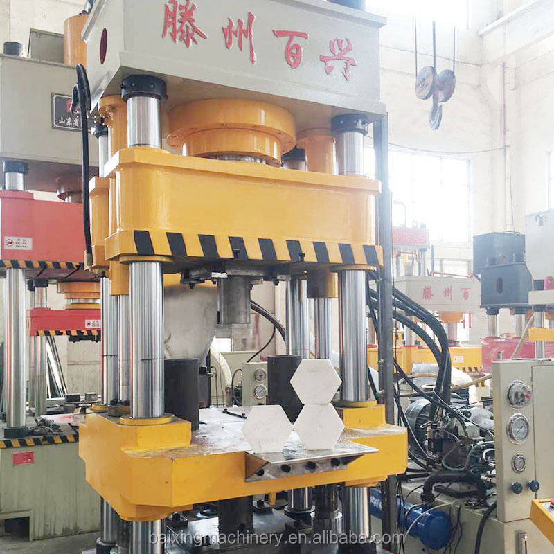 YL32-630tons four columns auto feeding powder brick hydraulic press machine