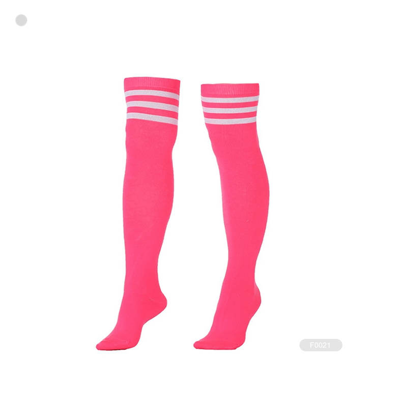 BX-A0198 pink custom football soccer socks