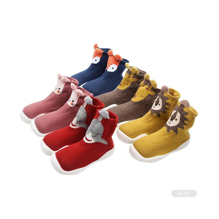 BX-I0079 baby socks with rubber sole children socks shoes