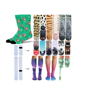 BX-F0126 360 Degree Print Socks Own Design Custom Fashion Casual Socks