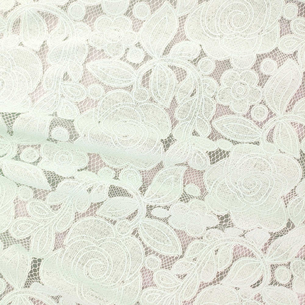 2023 fashion high quality knitting cotton voile lace fabric for new dress