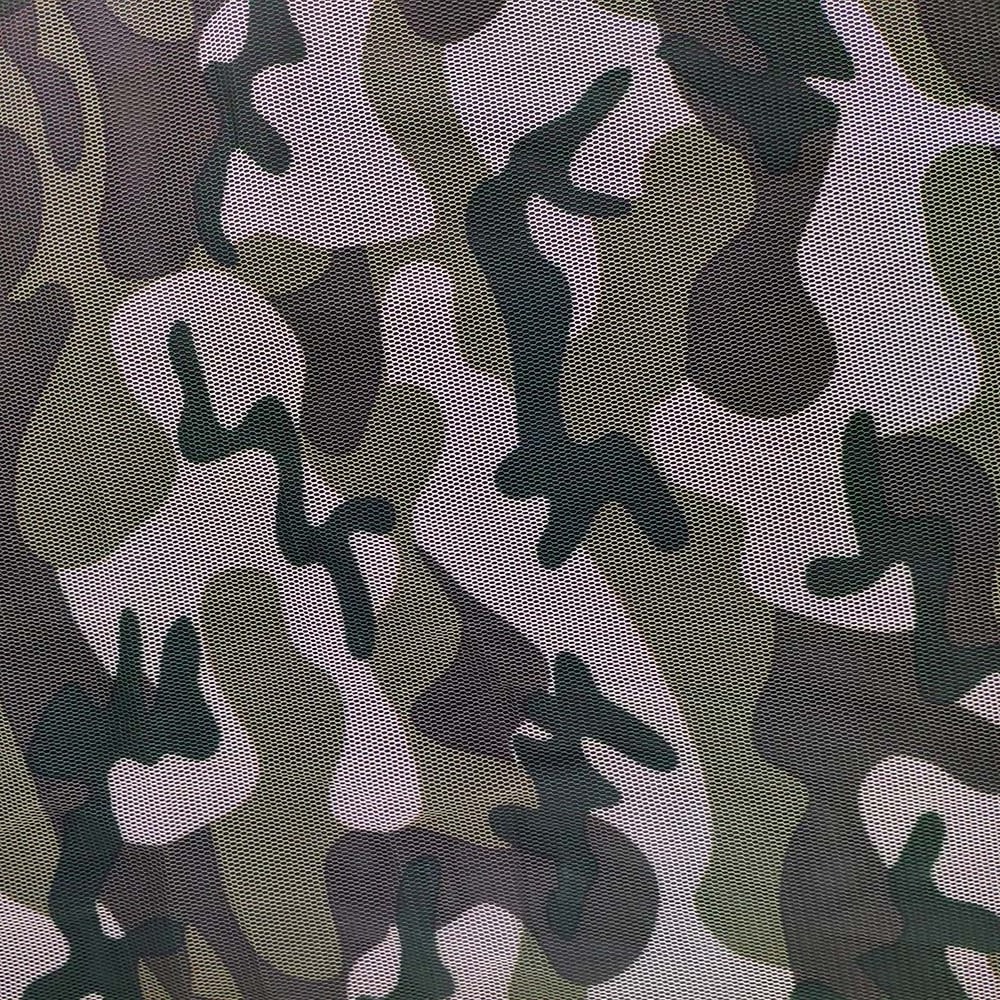 Swiss voile camouflage printed net fabric net fabric