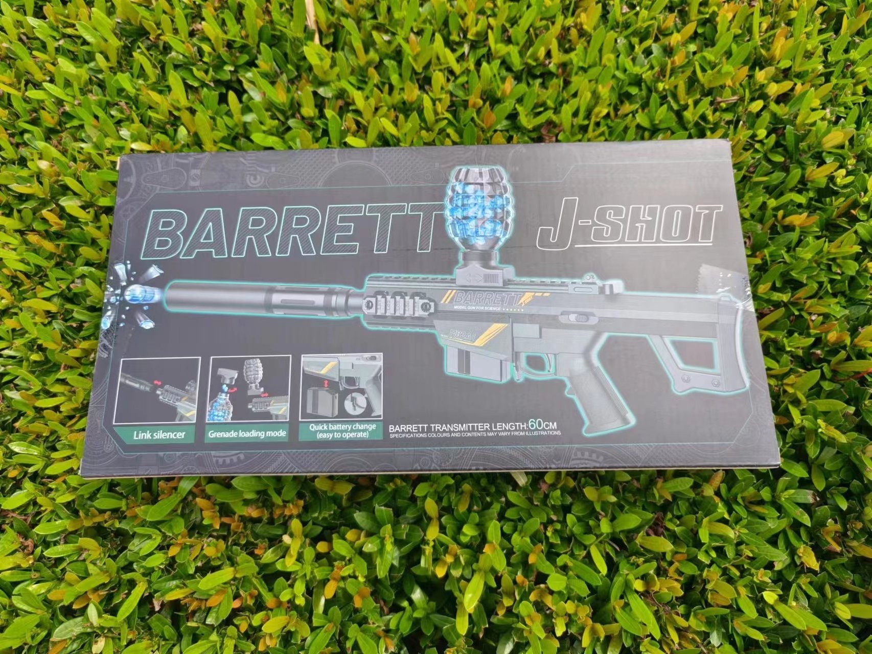 China Wholesale Barrett Model Electric Gun Water Crystal Ball Gun