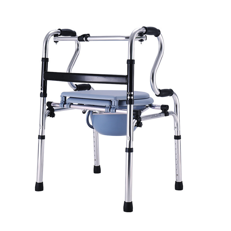 Hot sales folding Medical Adjustable light weight mobility adult elderly walking wheel walker rollator for disabled people