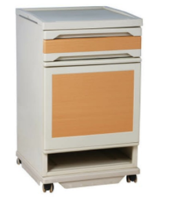 medicine plastic metal ABS hospital medical bedside cabinet with lock