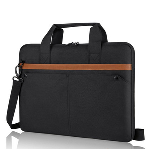 2023 Custom 15.6-Inch Men's Briefcase Laptop Bag Factory-Made Tool Bag in Leather Supports OEM and ODM