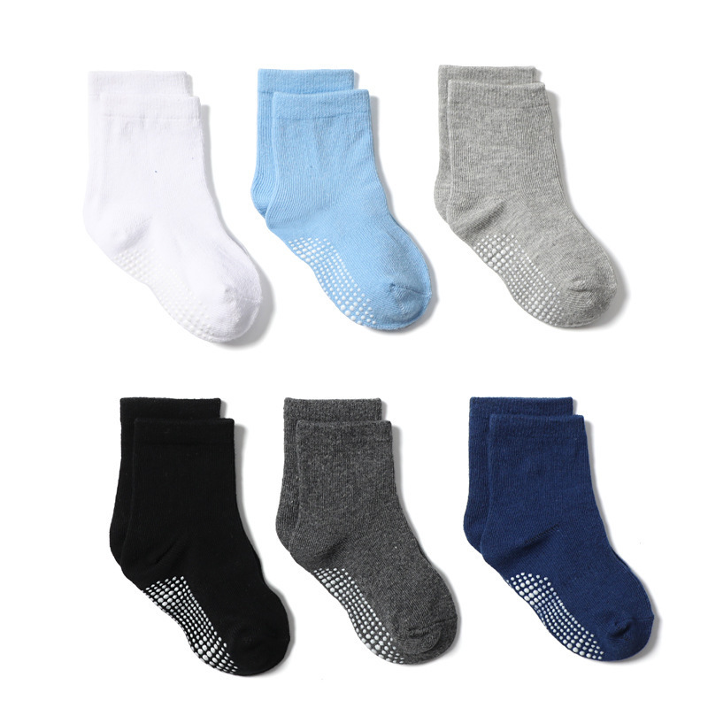 Wholesale Baby Non Slip Socks Pack With Neutral Organic Cotton Socks For Infants Little Girls Boys