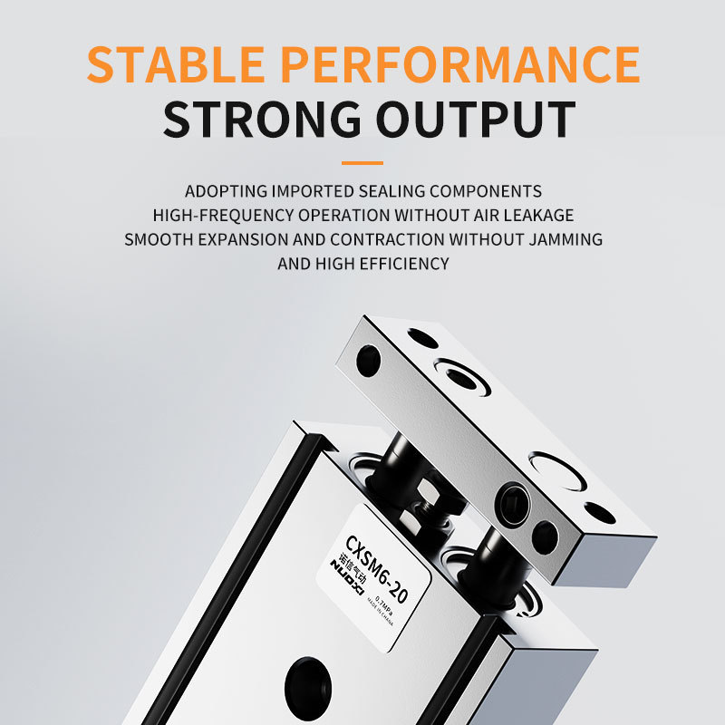 SMC type clamping standard pneumatic double shaft air cylinder CXSM series CXSM25-10 CXSM32-25