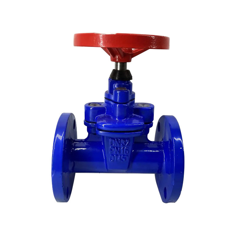 Soft Seal non Rising Stem Elastic Seat Gate Valve Ductile Iron Handwheel Flange Gate Valve