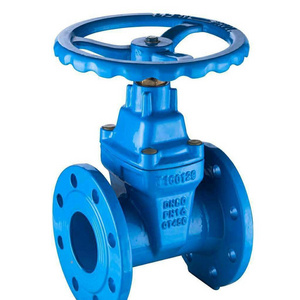 Soft Seal non Rising Stem Elastic Seat Gate Valve Ductile Iron Handwheel Flange Gate Valve