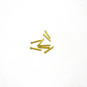 Custom Solid Brass Panel Pin   Pure Brass Bullet Sharp Nails 3.1*28mm with Good Price