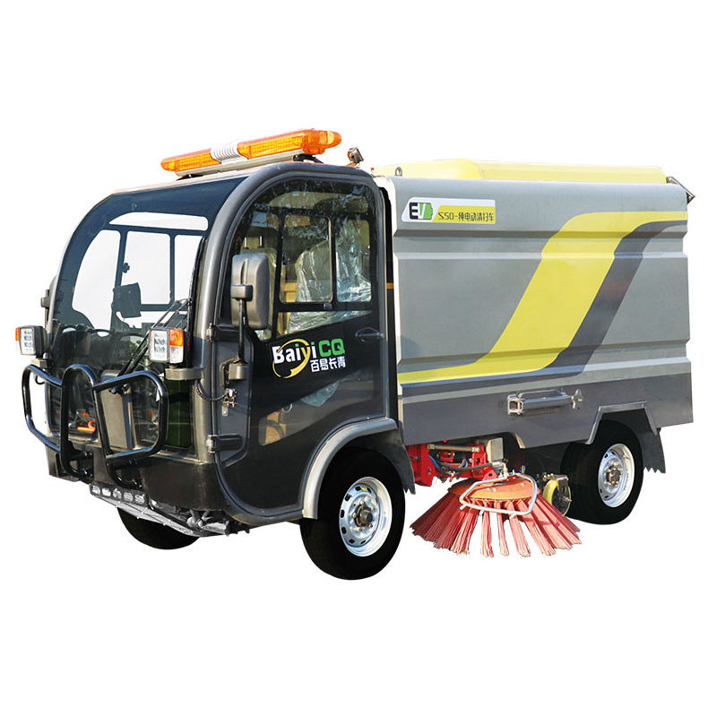 China Supplier Concrete Road  Comfortable Cab Car Cleaning Machine Road Sweeper