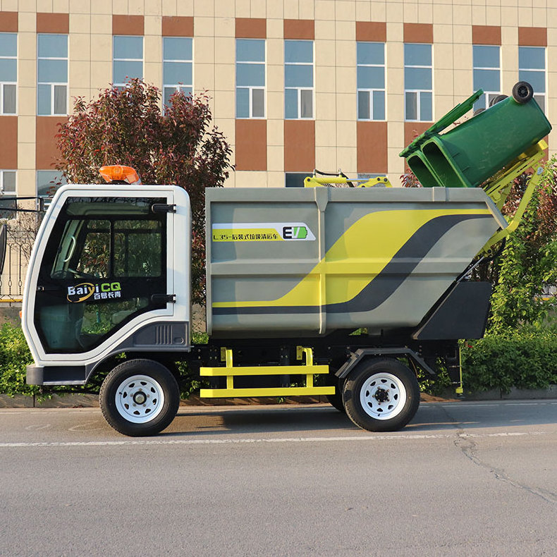 Professional Manufacturers Supply Small Rear Load Refuse Garbage Compactor Truck