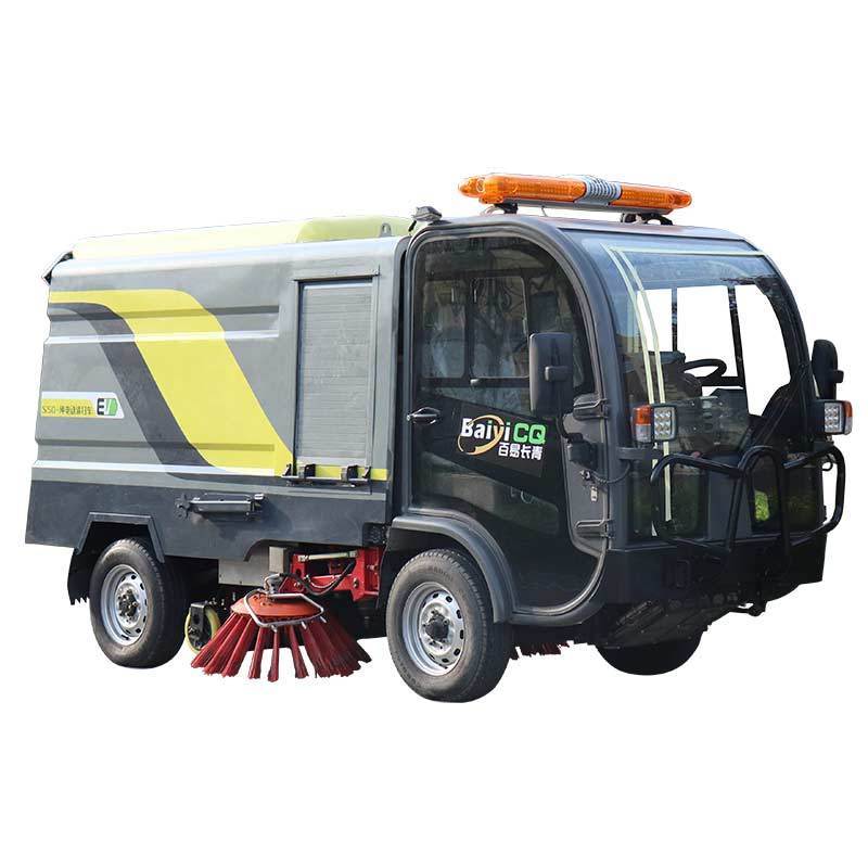 China Supplier Concrete Road  Comfortable Cab Car Cleaning Machine Road Sweeper