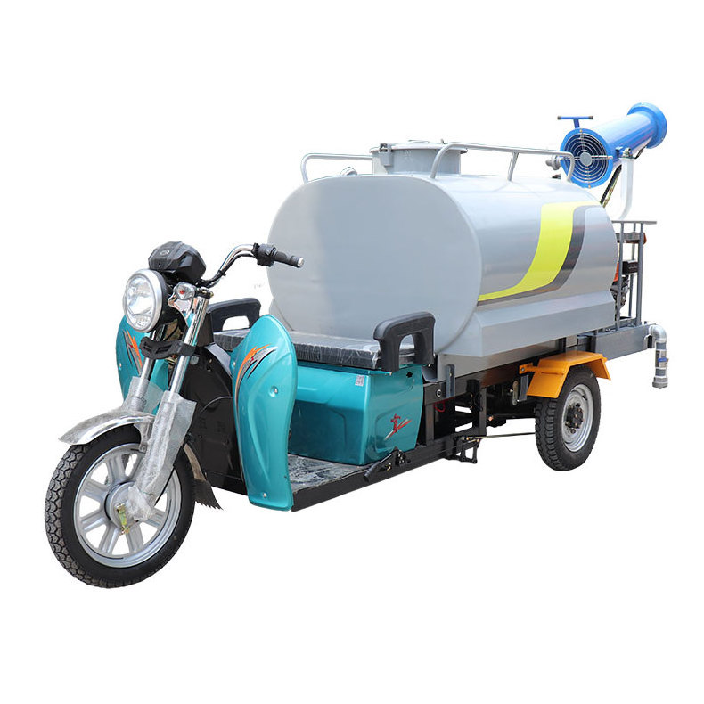 Baiyi Mini Tractor Water Tanker Small Watering Cart Motor Tricycle Water Spray Truck