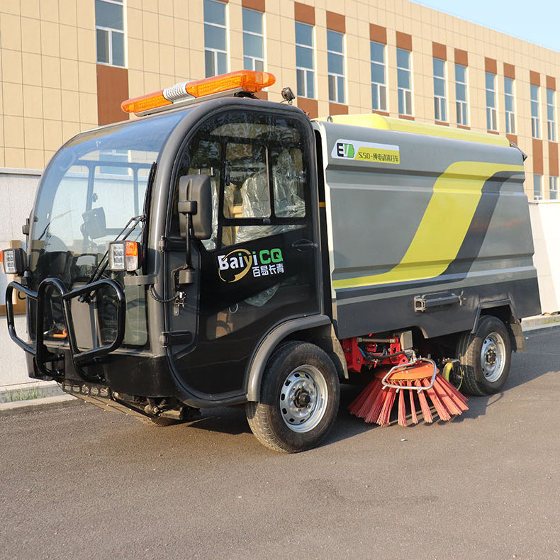 s50 Multi Functional Road Dust Sweeper Mini Electric Road Floor Sweeper Truck For Streets