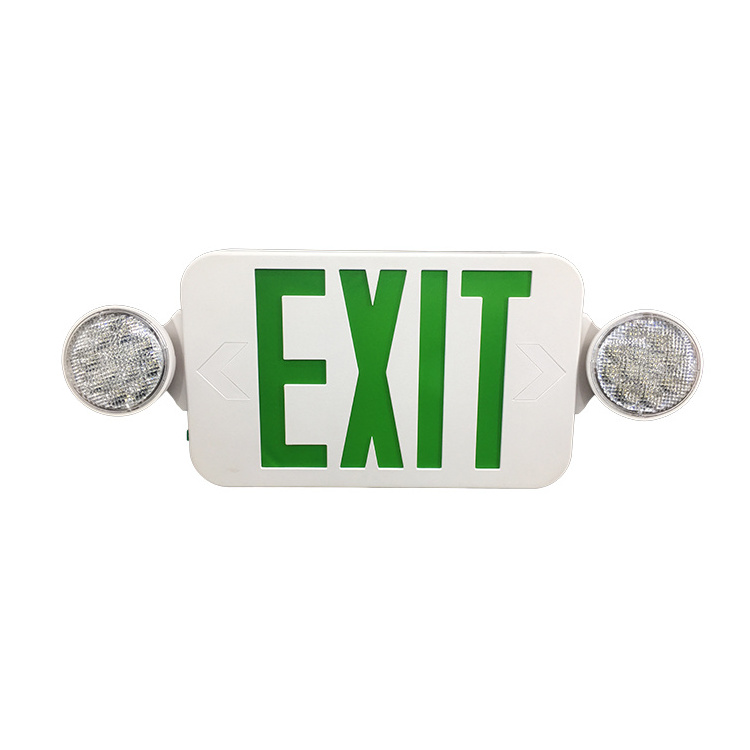 Emergency Exit Illuminaire Led Emergency Light Exit Sign Led Light Combo with Eco-Friendly for Illumination LED Exit Sign Combo