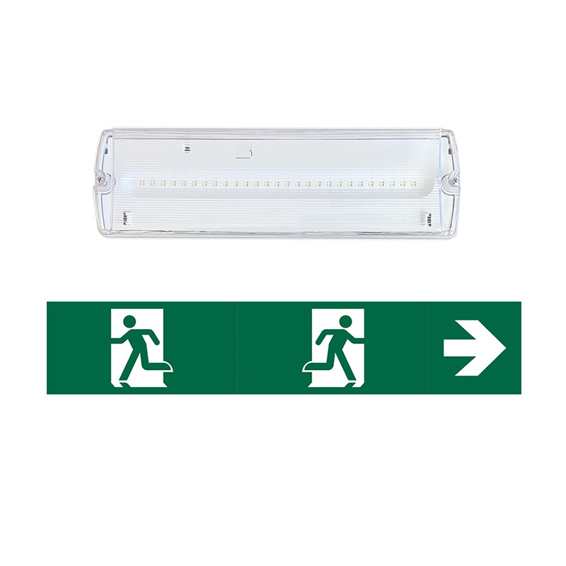 Self-contained emergency light 3 hours back up LED emergency exit sign