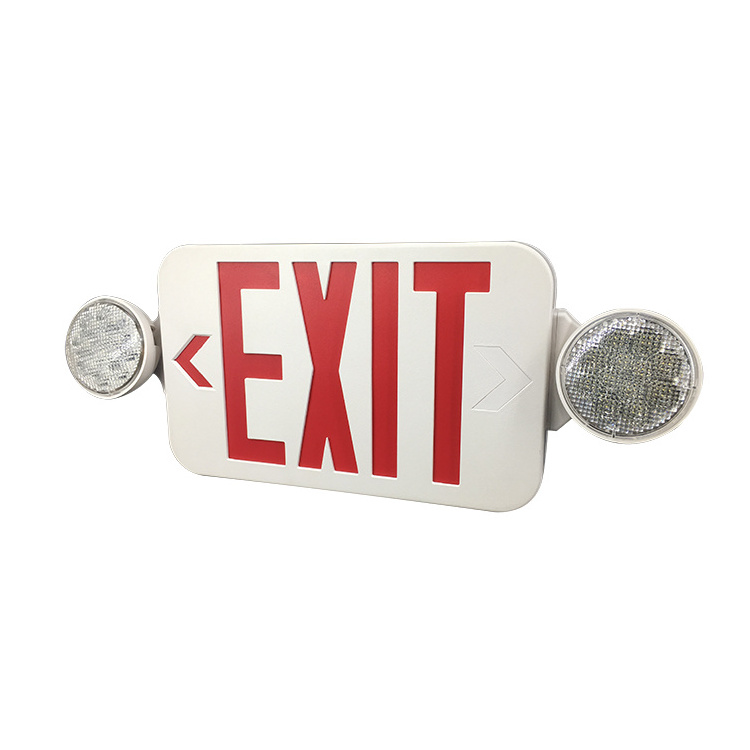 Emergency Exit Illuminaire Led Emergency Light Exit Sign Led Light Combo with Eco-Friendly for Illumination LED Exit Sign Combo