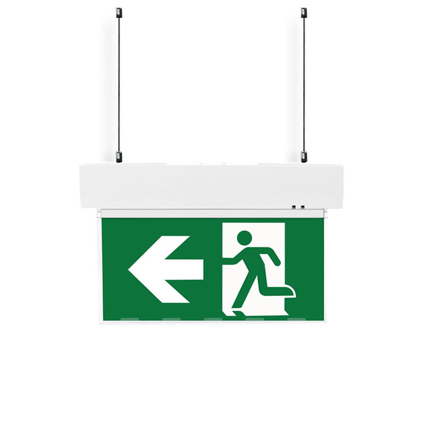 2W 3W 5W 6W 8W China Cheap Big Safety Illuminated Industrial Brass Fire Running Man LED Emergency Exit Light