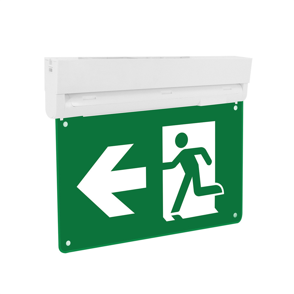 CE Approved LFP Battery Rechargeable Lamp Double Sided Emergency Lighting Led Running Man Exit Sign