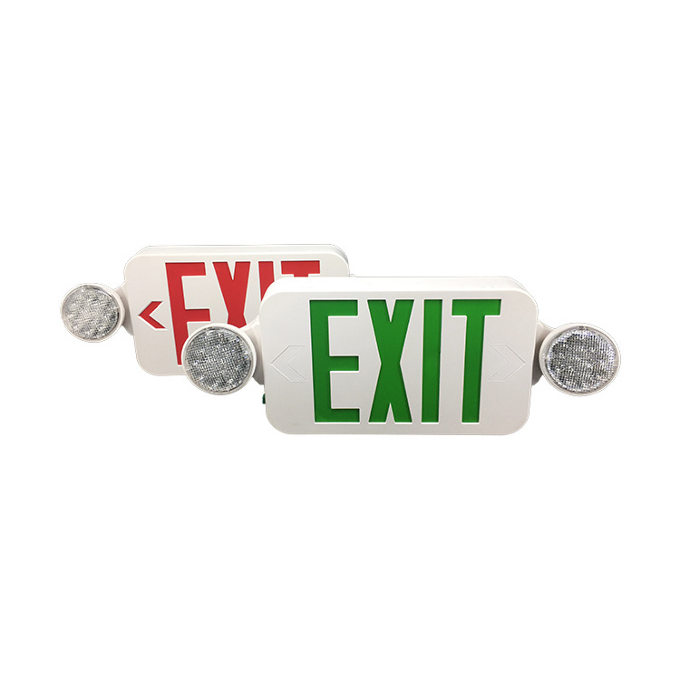 Emergency Exit Illuminaire Led Emergency Light Exit Sign Led Light Combo with Eco-Friendly for Illumination LED Exit Sign Combo