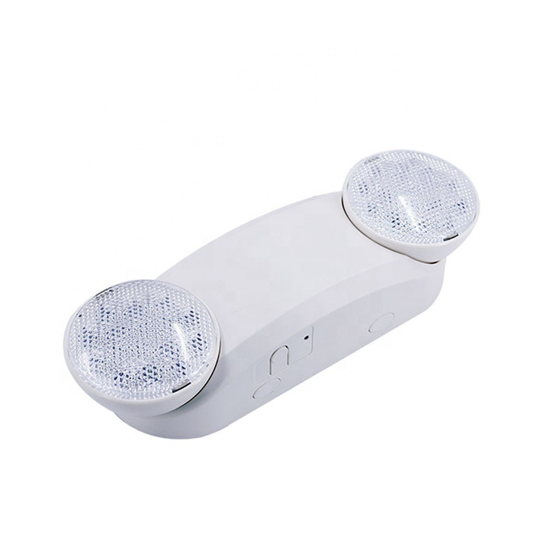 Wholesale ODM Rechargeable Double Head Light Wall Mounted LED Twin Spot Emergency Light