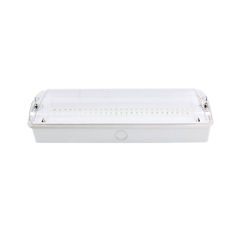 Waterproof AC100-240V IP65 Fire Safety Emergency Ceiling Led Bulkhead Lights 3.5W Home Eco-friendly Lithium Battery 3H