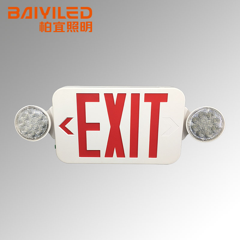 120V 277V 90 Mins Ni-Cd Battery 3.5W Power Waterproof  Led Lights Exit Sign Emergency Lighting For Corridor