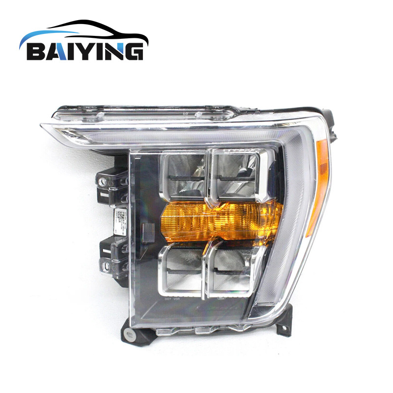 for FORD F-150 LED chrome 2021 2022 2023 2024 headlamp FO2502415 FO2503415 ML3Z13008F ML3Z13008E auto spare parts