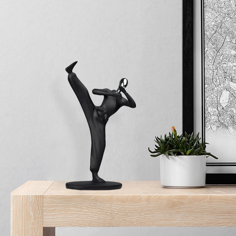 2023 Best sellers Nordic Minimalist New Style Creative Musician Sports Man Abstract Human Sculpture Office Tabletop Decoration