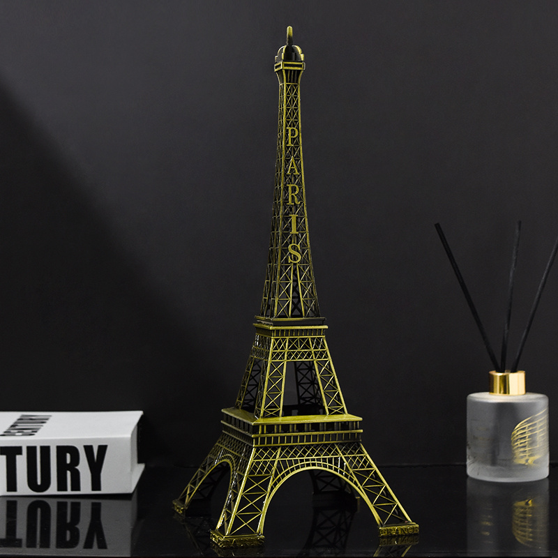 Paris France Large Eiffel Tower Model Simulation Model High Quality Tower Home Office Craft Decoration Fancy Gift Resin Craft