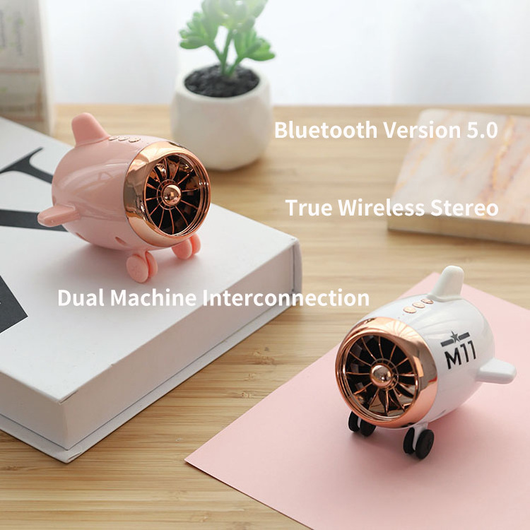 Small Electronic Gadgets Innovative Mini Airplane 3W TWS BT Strong Bass Speaker