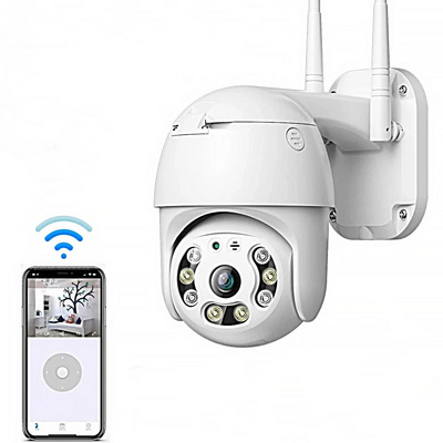 2Mp e monitoramento de vídeo externo rotação contínua PTZ rastreamento automático interno 5G luz Wifi inteligente 1080P 360 graus câmera A12 | BestSuppliers.com