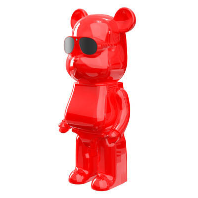 Net red violent bear wireless BT speaker creative gift cartoon doll desktop collection audio TWS couplet