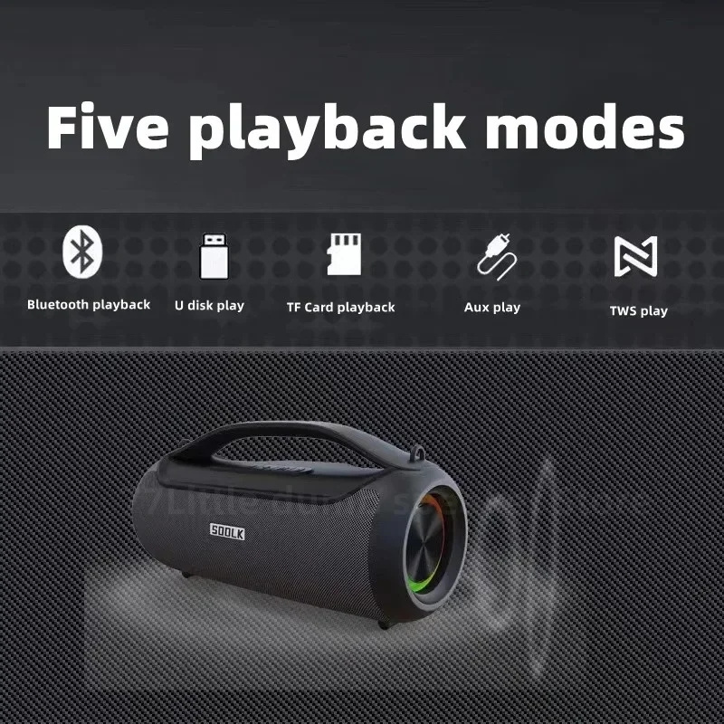 Sodlk T300 T300plus Audio Player With Wireless Mic Volume Life Band System Speakers Big Power High End Outdoor Music Speaker