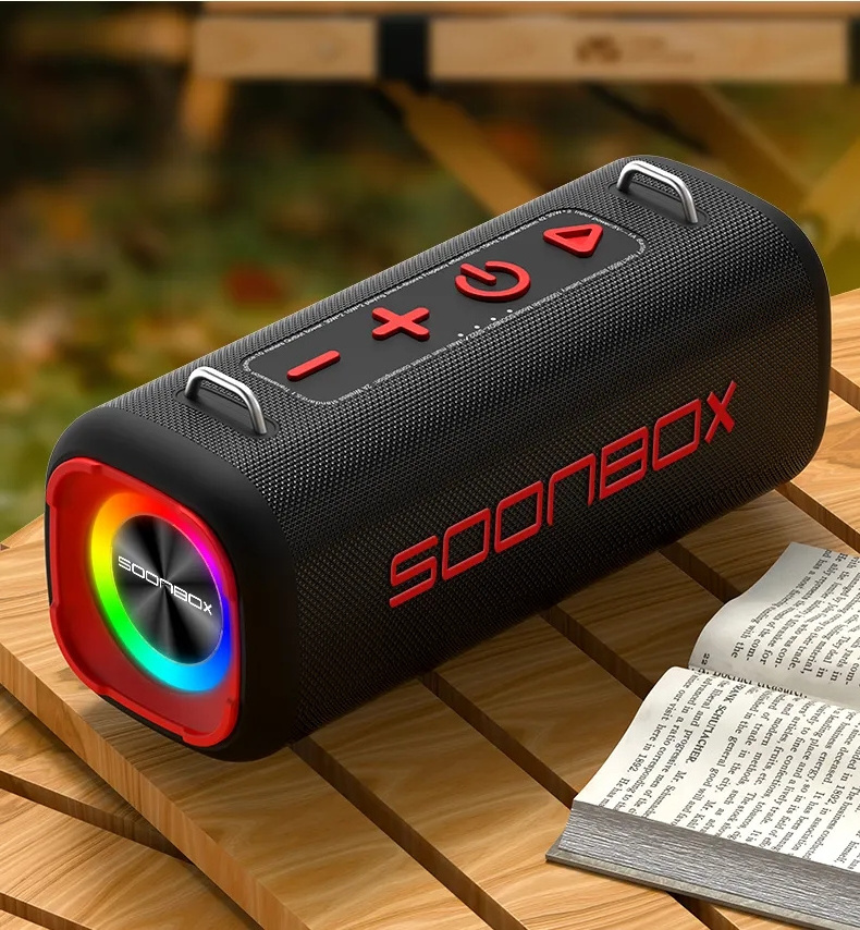 Soonbox S9200 Music Angel Mini Woofer Speaker Outdoor Keychain Microphone Bass Blue Tooth Stereo Wireless Speakers