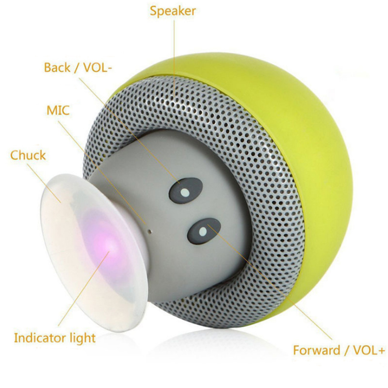 Phone portable speaker music mushroom wireless speakers small mini wireless altavoz with different colors